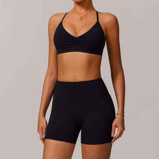 Yoga Wear Hip Lifting High Waist Leggings Running Fitness High Strength Tight XL Seamless Yoga Bra Sports Suit for Women