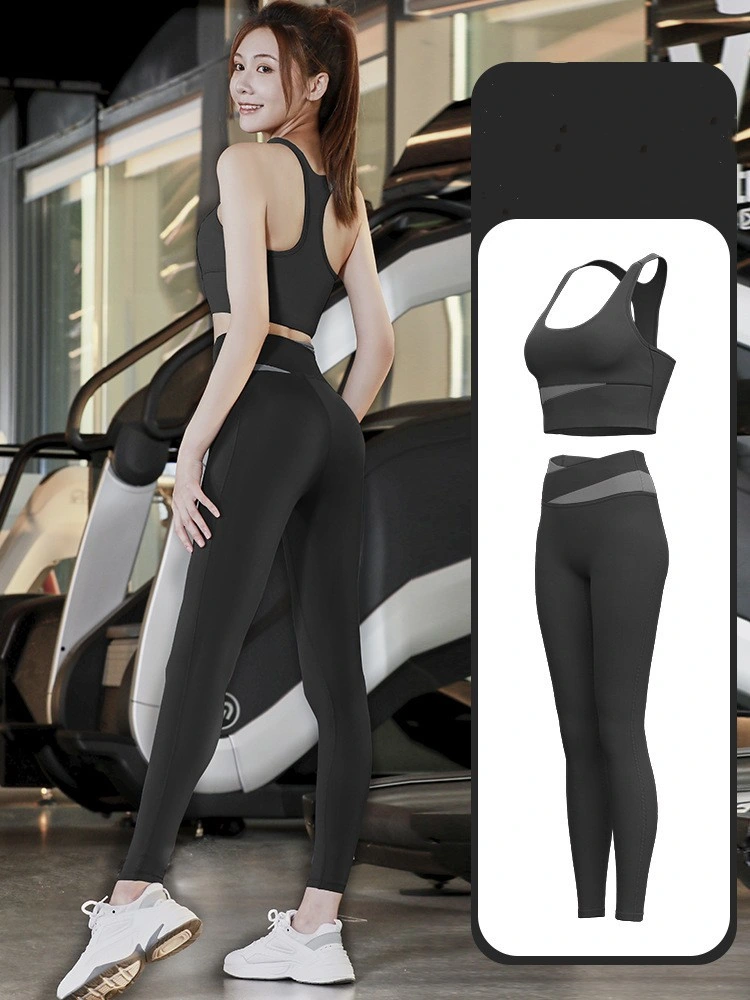 Women′ S Fitness Suit Running Sports Yoga Wear Suit