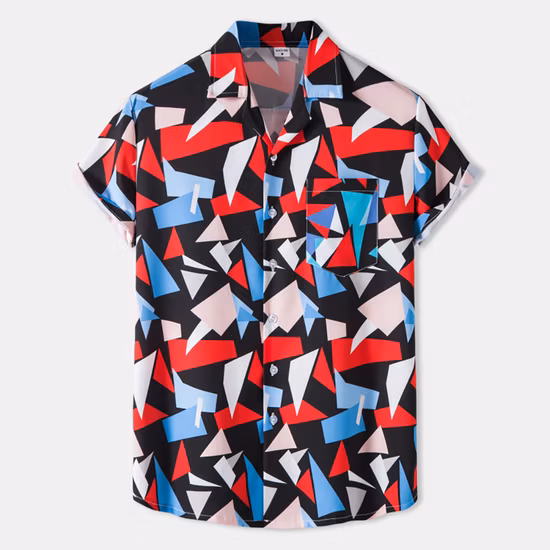 Camicie hawaiane da uomo Camicie personalizzabili per vacanze tropicali in cotone e lino