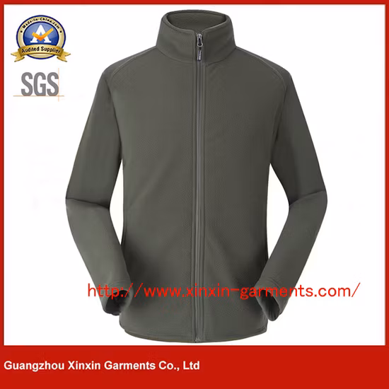 Giacca in pile stile economico da uomo, leggera, polare, calda, sportiva, invernale