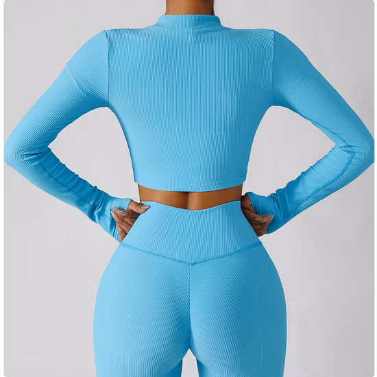 Abbigliamento sportivo da donna Top fitness lungo