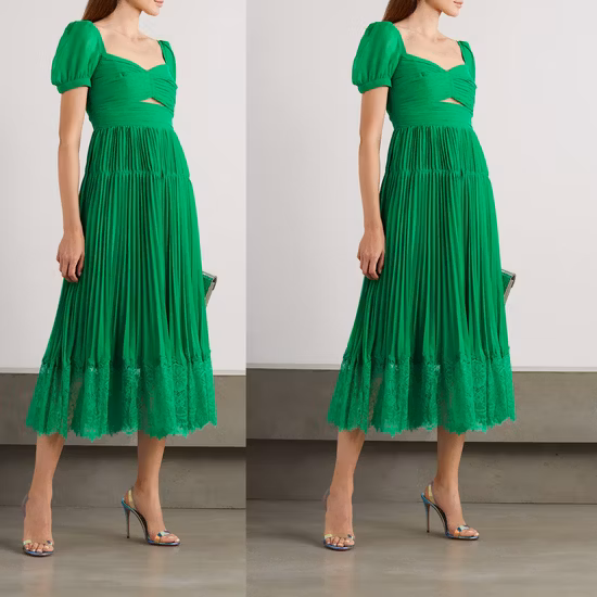 Cina Produttore all'ingrosso Abbigliamento moda donna Nuovo design Abito in chiffon da donna